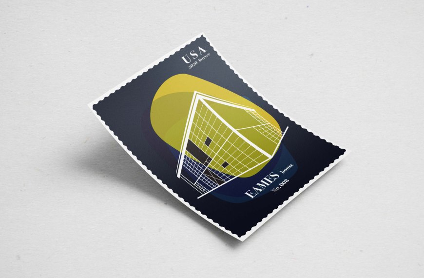 Case Study House Postage Design