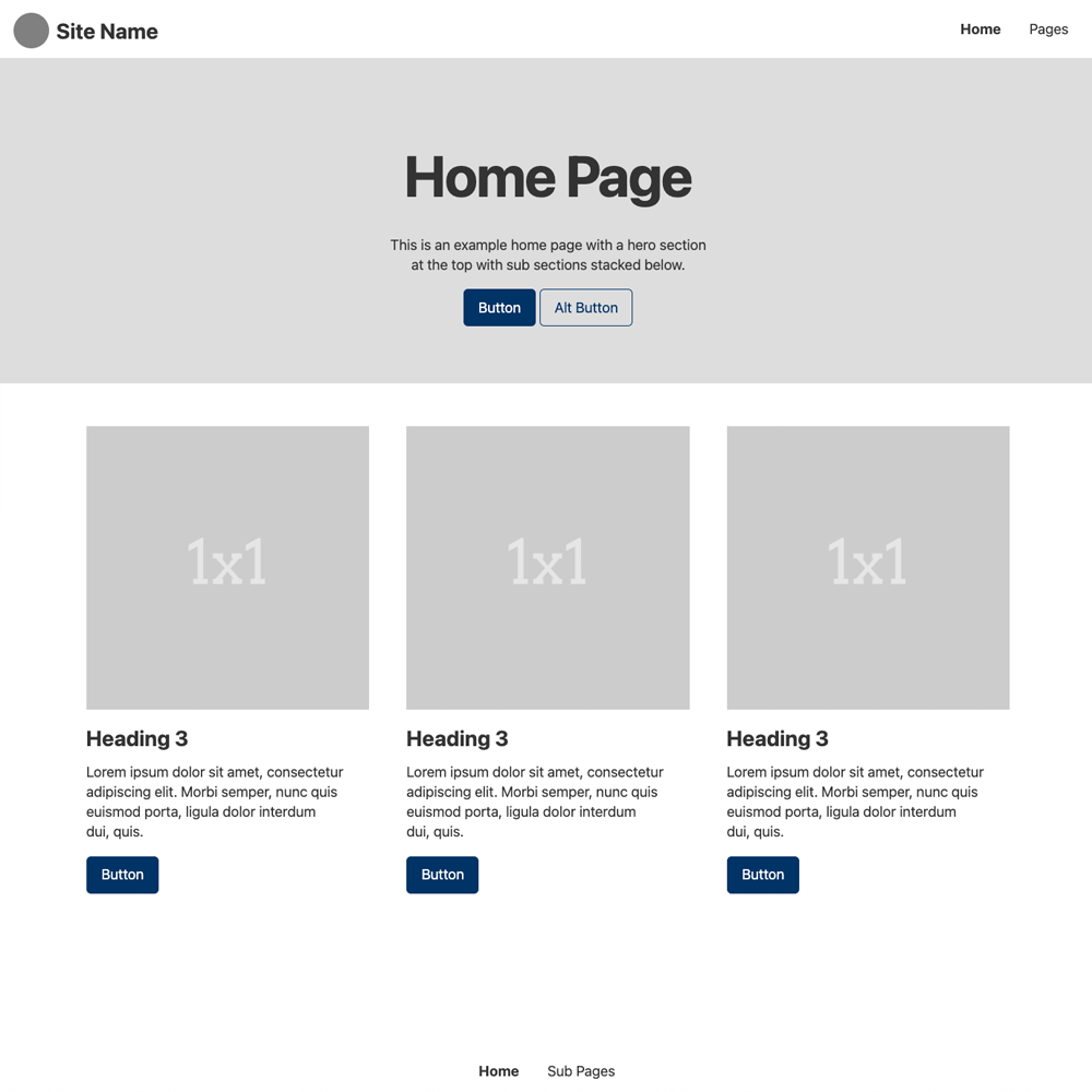 Example Site: SiteBase Demo