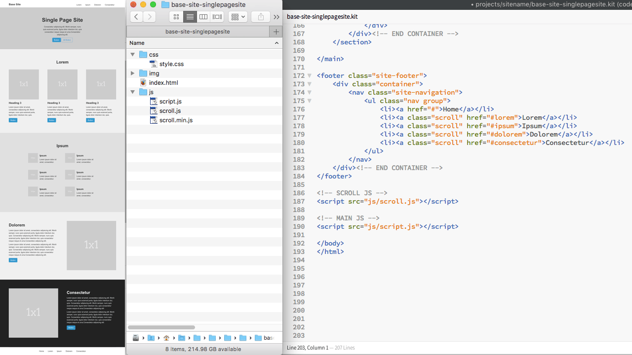 Base Site Screenshot