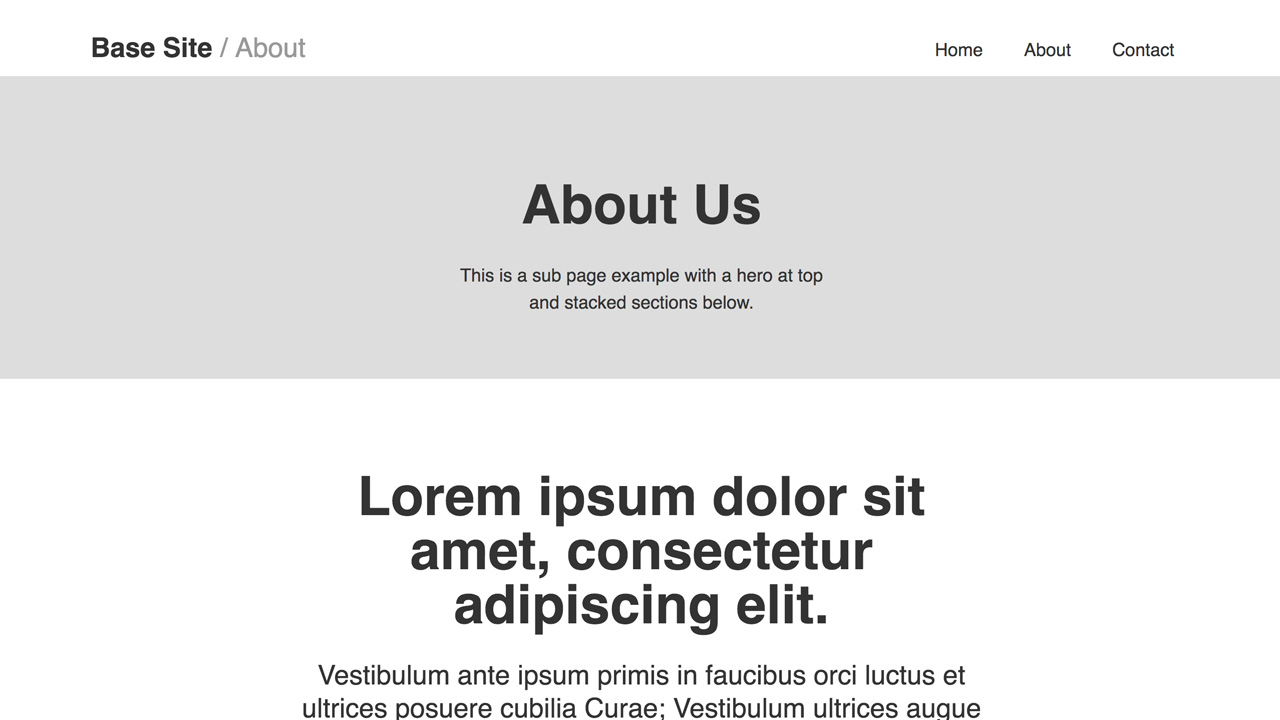 Base Site Screenshot