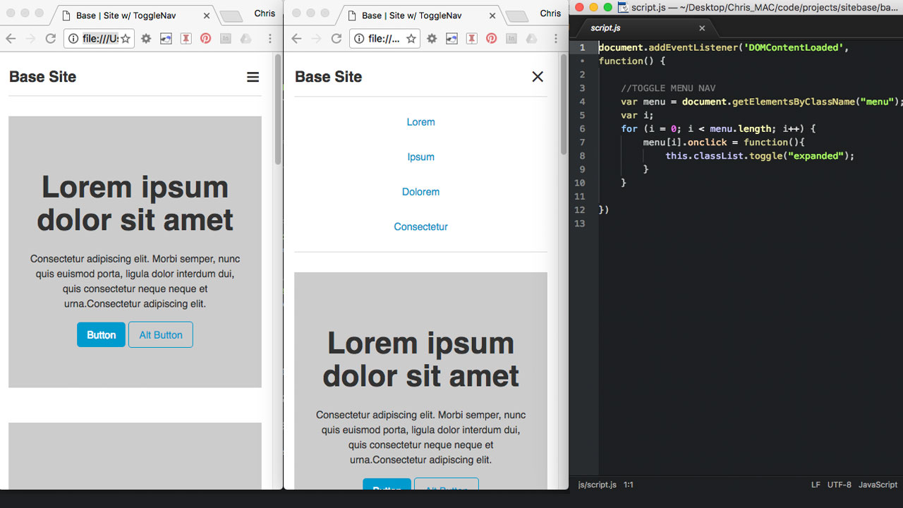 Base Site Screenshot